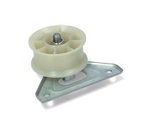 KGA SUPPLIES Roue jockey de rechange blanche et support pour sèche-linge Hotpoint Ariston Creda Cannon C00504520