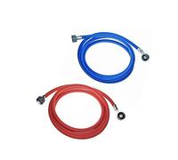 KGA Supplies Tuyau de remplissage d'eau pour machine à laver Bleu et rouge 2,5 m