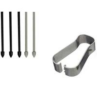 Kgabery-5x Pointes Pour Samsung Galaxy S21 Ultra 5g Ej-Pg998 Sm-G998b G998b/Ds G998u G998u1 G998w G998n G9980 6.8inch Écran Tactile Pointes De Remplacement Du Stylet S Pen 3 Black 2 Gray