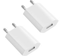 KGABERY-Chargeur Usb, 5V/1A Prise Usb, Prise Chargeur Usb, Adaptateur Usb Chargeur Universel Pour I-Phone, Tablette, Sam-Sung,Smartwatch Et Plus-Prise Électrique Usb Pratique Et Sécurisée (2Pcs)