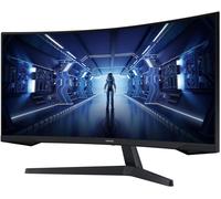 KGABERY-Ecran Pc Odyssey G55T 34'' 165Hz, 1Ms, Dalle Va 1000R, Uwqhd 3440X1440, 2500:, 250Cd/M2, Amd Freesync Premium, Pied Ajustable,Hdmi, Displayport