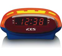 KGABERY-Ices-Icr-210Kids-Radio-Réveil Pour Enfants-Pll Fm-Fonction Snooze-Minuterie De Veille-Réserve De Marche-Bleu/Orange