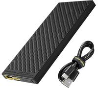 KGABERY-Lifemods Nb10000 Gen Ii Batterie Externe Ultra Fine 10 000 Mah À Charge Rapide Avec Double Sortie Usb Et Usb-C Et Câbles Pour Téléphones, Lampes De Poche Et Lampes Frontales
