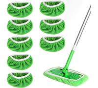 KGABERY-Lingettes De Sol Réutilisables En Microfibre¿Pour Utilisation Humide Ou Sèche-Set De 8 Pièces¿Nettoyage Des Sols Durs,Parquets Et Surfaces Lisses