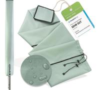 KGABERY-Protection Pour Étendoir Rotatif De Qualité Supérieure-Convient À Tous Les Modèles-Tissu Oxford 600D Robuste-Imperméable Et Résistant Aux Uv-Fermeture Éclair