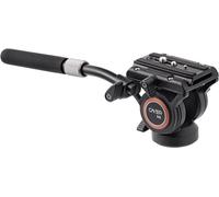 KGABERY-Tête Fluide,Caméra Vidéo H6 Trépied Tête Panoramique À Friction Pour Appareil Photo Reflex Canon Nikon Sony Olympus Sony,Avec Vis De Montage De 3/8 ""Et 1/4"",Poignée À 2 Sections