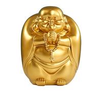 KGADRX Bouddha Décor Artisanat Chinois Maitreya Bouddha Résine Résine Créative Tirelire Chanceux Entrée À La Maison Nouvel an De Bon Augure Cadeaux Décoratifs