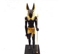 KGADRX Figurine de mythologie égyptienne Antique Faucheuse Anubis décor Statue décoration de la Maison Figurines décoration de Bureau Chien Dieu Sculpture