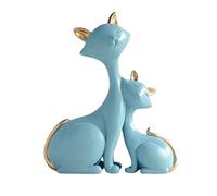 KGADRX Figurines de Chat en résine Miniatures Salon Animaux décoratifs Ornements Bureau Bureau Chat Statue Cadeau de Mariage décoration de la Maison