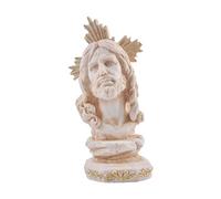 KGADRX Résine Jésus Statue Bougeoir Décoration Chrétienne Ornement Résine Figurine Sculpture Bureau À Domicile Bar Bureau Ornements Religieux