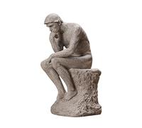 KGADRX Rétro Abstraction Auguste Rodin Le Penseur Buste Statue Personnage Plâtre Bureau Décoration Bureau Résine Artisanat