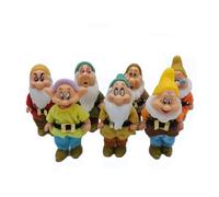 KGADRX Statue de Sept Nains, 7 pièces/Ensemble, modèle de Collection, décoration Cadeau, Ornement en résine en Forme de Nain, décor de Jardin, Ornement de scène