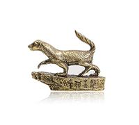 KGADRX Statues de Blaireau de Miel en cuivre Pur | Décorations de Maison Vintage, Accessoires artisanaux, Ornements de Bureau, Figurines d'animaux en Laiton, Cadeaux