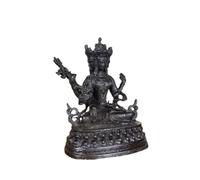 KGADRX Statues et Sculptures Bouddha tibétain à Trois Faces Bouddhisme tibétain Bouddhisme ésotérique Maison Statue de Bouddha de culte de Salle Petite décoration