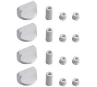 Kgasupplies Whirlpool universel Blanc Boutons de contrôle pour fours, cuisinières et plaques (lot de 4)