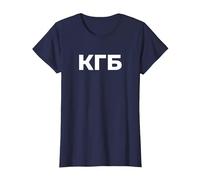 KGB de l'OLD CCCP USSR Fédération Russe T-Shirt, Femme, Bleu Marine, 3XL