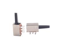 KGBHSCTTIE 10pc Straight Key no Lock Switch 6P pin Reset Switch Special Handle Switch Toggle Switch