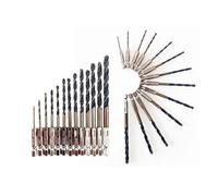 KGBHSCTTIE 1pcs High Speed Steel 1/4 Hex Shank Twist Drill Bit Wood Metal Hole Cutter Core Drilling Tool Cobalt Twist Drill Bits 6.5mm KGBHSCTTIE