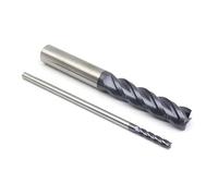 KGBHSCTTIE 1PCS HRC50-4F-D8x100L Long Length Side milling Slotting Profiling face mill KGBHSCTTIE