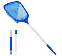 KGC Épuisette de Piscine avec Poignée Réglable - Mailles Ultra Fines - pour Piscines Hors-Sol, Étangs, Jacuzzis - Compatible avec Bestway, Intex et Summer Waves