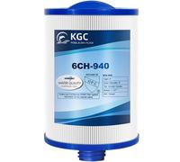 KGC Filtre de Spa 6CH-940 pour Bain à remous, lot de1, Remplacement pour Pleatco PWW50P3 (Filetage Grossier SAE 1 1/2"), Unicel 6CH-940, Filbur FC-0359, Waterway 817-0050, Cartouche filtrante Lavable