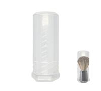 KGCGJVB Support de brosse de rasage de voyage réglable pour blaireau de rasage et rasoir de sécurité, kit de rasage compact organisateur pour homme étui portable pour brosse de toilettage pour salle