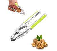 KGDUYC 1 Pcs Porte-Noix en Acier Inoxydable de Haute Qualité avec Porte-Noix Antidérapant,Porte-Noix en Métal avec Poignée Antidérapante pour Noix de Hickory Noisettes Noisettes Ecalées Noix du Brésil