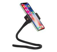 KGDUYC 1 pcs Support Téléphone pour Poussette, Flexible Support pour Téléphone Portable avec Poignée de Bras Antidérapante Alliage Souple GoPro Pince Téléphone pour Poussette Bureau Guidon, Noir