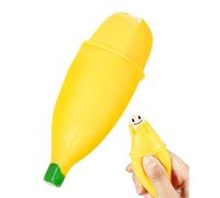 KGDUYC 1 Pièce Jouet Faux Sonde Banane, Jouet Faux Banane Irritabilité Anti-Stress, Jouet Fruits à presser, Fêtes pour enfants
