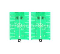 KGDUYC 2 Pcs Plaques de cible laser, plaque de cible magnétique,ligne laser,dispositif de mesure laser croisé,tableau de cible laser pour l'alignement du laser,pour une meilleure visibilité du laser