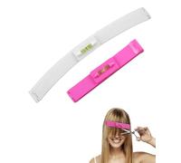 KGDUYC 2 Pieces Haircutting Aid, Haircutting Tool Clip, DIY Haircutting Tool, Easy Haircut, Professional Haircutting Tool Set, Salon Hairdresser's Styling Ruler