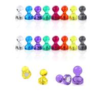 KGDUYC 20 aimants, mini aimants pour tableau magnétique, 11 x 17mm petit réfrigérateur, tableau blanc multifonctionnel, tableau d'affichage, aimant pour réfrigérateur, école, bureau, maison