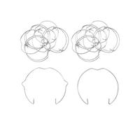 KGDUYC 20 pièces anneau élastique - pour diamètre downlight anneaux de ressort de retenue clips support de lampe halogène LED 50 mm, POUR support de câble POUR lampe halogène/éclairage