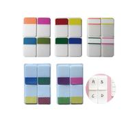 KGDUYC 400 PCS Marque Page Adhésif Autocollantes Onglets d'Index Étiquettes d'Index Marqueurs Adhésifs Multicolore Fournitures Papeterie Scolaires Bureau