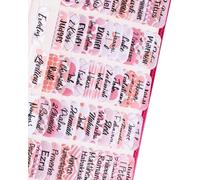 KGDUYC 5 feuilles onglet bible francais,bible rose，marque page bible,bible journaling,Autocollants set d'onglets d'indexation de la Bible, Marque-pages bibliques pour femmes ，bible femme (rose)
