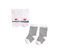 KGDUYC Chaussettes Antidérapantes Bébé, Chaussettes Drôles Bebe Antidérapant Chausson Chaussette Bebe 0-6 mois LOVE MAMA et PAPA,Chaussettes Anti Derapente Bebe cadeaux pour naissance garçon fille