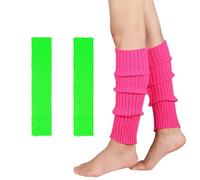 KGDUYC Guêtres Femme,Accessoires de Bal des années 80 et 90 Accessoires de Costumes de Danse Vintage (2 Paires)