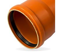 Ostendorf kg KG tuyau SN 4 Coex 221010 DN/OD 125 x 3,2 mm, 1000 mm, avec manchon