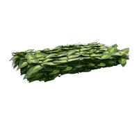 KGFHERENB Brise-vue pour balcon - Feuilles vertes et jaunes - 400 x 150 cm - Brise-vue pour balcon, balustrade, clôture - Haie artificielle résistante aux intempéries - Brise-vue pour jardin, terrasse