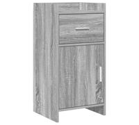KGFHERENB Buffet commode gris sonoma 40 x 36 x 80 cm en bois | Armoire compacte avec compartiment et tiroir pour couloir ou salon. Créez de l'ordre grâce aux compartiments structurés.