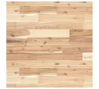 KGFHERENB Plateau de table carré 60 x 60 x 2 cm en bois d'acacia massif non | Plateau de rechange polyvalent en bois véritable non traité pour des projets de bricolage personnalisés dans la salle à