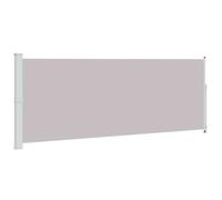 KGFHERENB Store latéral extensible - 180 x 500 cm - Gris - Brise-vue - Protection solaire - Pour terrasse et balcon - Robuste - Brise-vue - Pare-vent