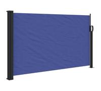 KGFHERENB Store latéral extensible bleu 120 x 600 cm - Brise-vue et protection contre le vent robuste en polyester pour balcon, terrasse et jardin - Séparateur de pièce flexible pour extérieur et