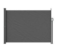 KGFHERENB Store latéral extensible, brise-vue et protection contre le vent pour terrasse, balcon, jardin, store latéral à angle droit avec cadre en acier robuste, polyester et retour automatique