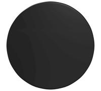 KGHFDVB Plateau de table rond, noir, 60 x 60 x 1,5 cm, matériau en bois | Forme ronde pour table à manger ou bureau - 3 kg - Idéal comme plateau de rechange ou pour projets de meubles DIY - En bois