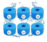 KGIHPC Type S1 Éponge Filtrante de Piscine en Mousse Filtre pour Intex Type S1 pour Piscine,Cartouche filtrante réutilisable pour Bain à remous (6 pièces)