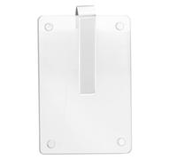 Kgj336 Support de photo pour pare-soleil de voiture - Accessoire universel pour organiser des photos, des notes et des cartes pendant la conduite (blanc, 9 x 6 x 1 cm)