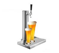 KGLHJDY Distributeur de bière Pression à Tour, Robinet à Fermeture Automatique, kit de fût en Acier Inoxydable avec bac d'égouttage, pour rassemblements en Plein air, Bars et Restaurants.
