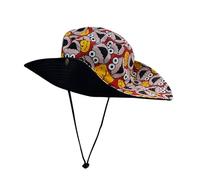 KGM Chapeau bob avec imprimé visage de dessin animé pour festival, vacances, soleil