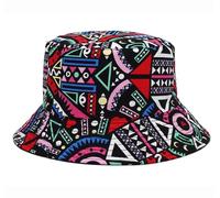 KGM Chapeau bob avec imprimé visage de dessin animé pour festival, vacances, soleil